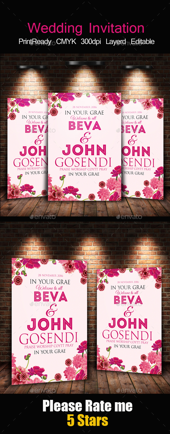 Wedding Invitation Card Templates