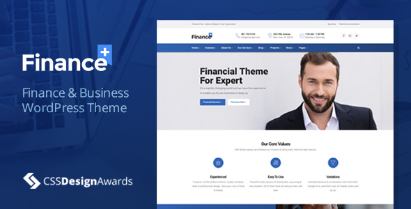 FinancePlus - Finance & Business WordPress Theme