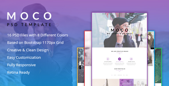 Moco Agency - Creative One Page Template