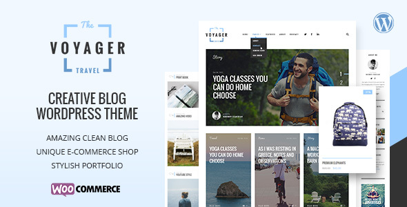 Voyager -- Creative Blog WordPress Theme