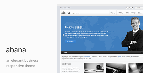 Abana - Responsive Joomla Template