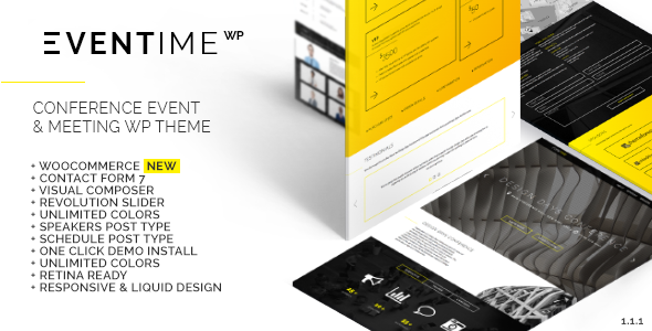 Eventime - Conference Event & Meeting WordPress Theme