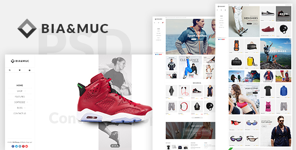 B&M - Responsive eCommerce PSD Template