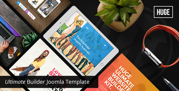 Huge -  Multipurpose Joomla Template