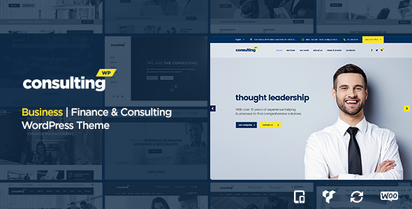 Consulting - Business, Finance WordPress Theme