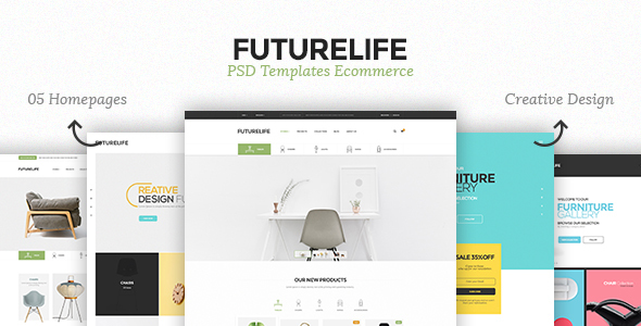 Futurelife - eCommerce PSD Template