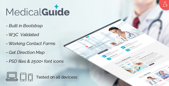 MedicalGuide - Health and Medical Template