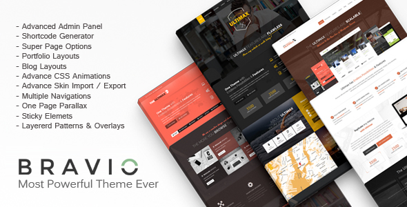 Bravio - Ultimate WordPress Theme