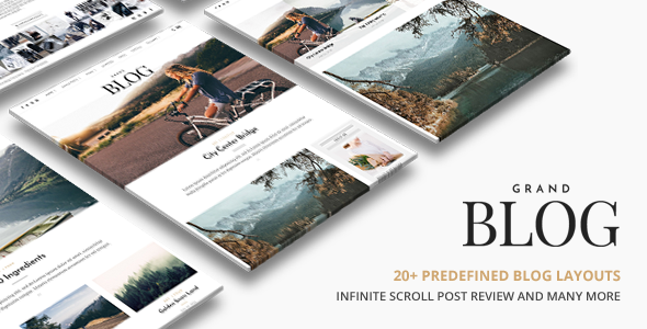 Grand Blog | Responsive Blog Theme