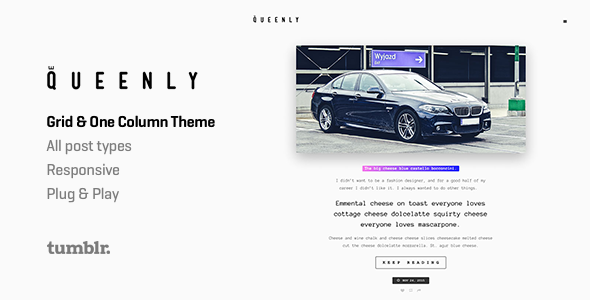 Queenly | Grid & One Column Theme