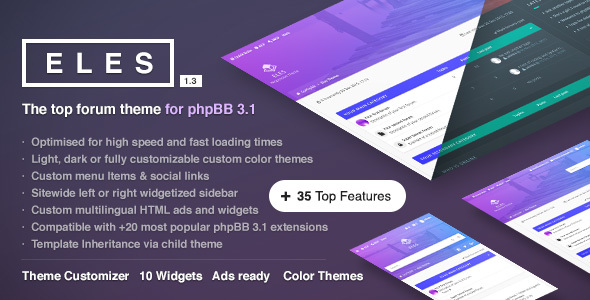 Eles - Responsive phpBB 3.1 Theme