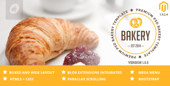 Bakery - Cakery & Bakery Magento Responsive Theme