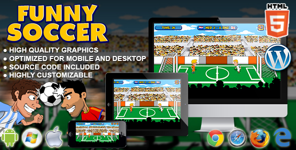 Funny Soccer - HTML5 Sport Game