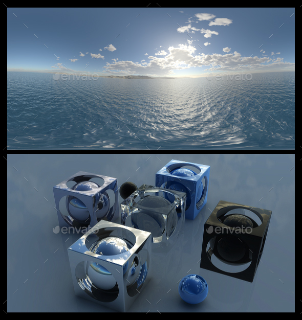 Coastal Clouds 3 - HDRI - 3DOcean Item for Sale