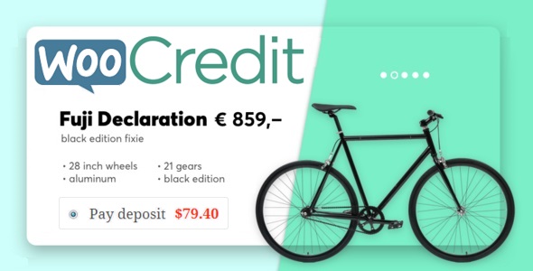 WooCredit - WooCoomerce Deposit System