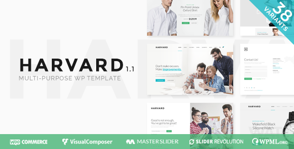 Harvard | Responsive Multi-Purpose Theme