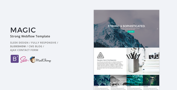MAGIC - Strong Webflow Template