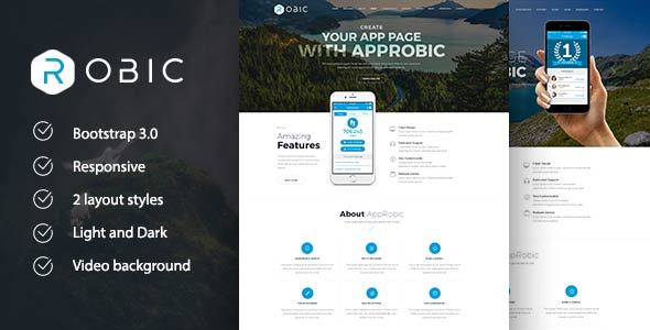 Robic - Multipurpose Landing Page Joomla Template