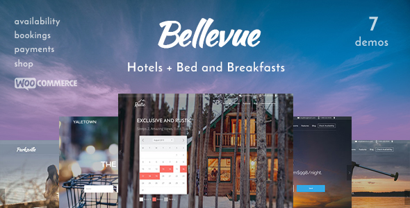Bellevue Hotel + Bed & Breakfast Booking Theme