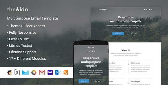 Aldo - Responsive Email + StampReady Builder