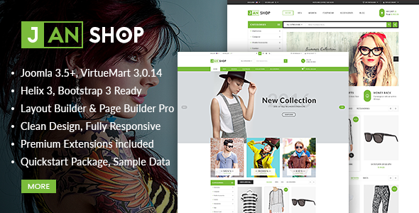 Vina JanShop - Responsive VirtueMart Template