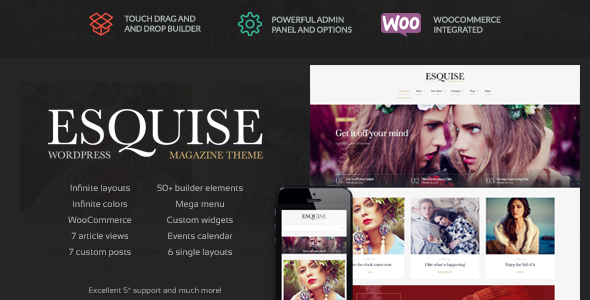 Esquise - Magazine WordPress Theme