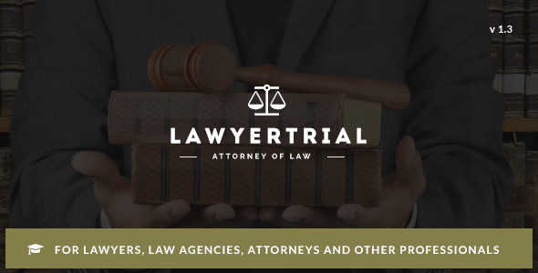 Lawyer Trial - WP Theme for Lawyers, Attorneys and Professionals with Appointment System