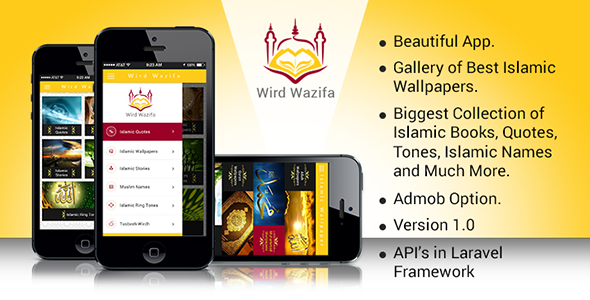 Wird Wazifa Android App With Laravel admin Panel