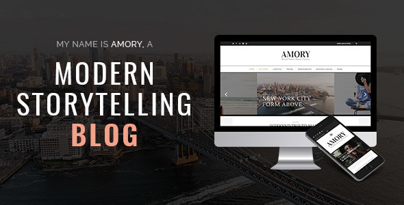 Amory - Premium WordPress Blog Theme for Creatives