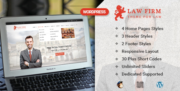 Law Firm - WordPress Theme