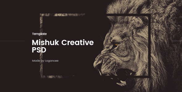 Mishuk - Creative PSD Template