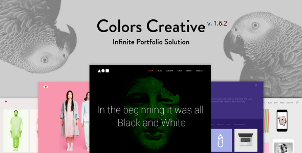 Colors Creative - Portfolio for Freelancers & Agencies