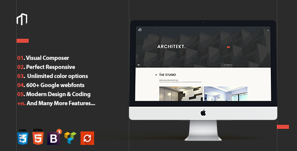 ARCHITEKT - Architecture Multipage WordPress Theme