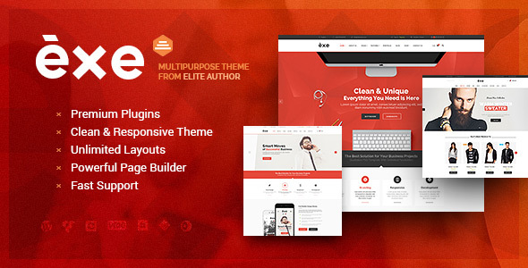 EXE - Responsive Multi-Purpose WordPress Theme