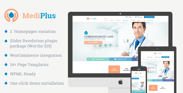 MediPlus - Responsive Theme for Medical and Health