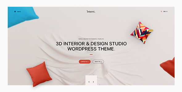 Interni - 3D Interior & Design Studio WordPress Theme