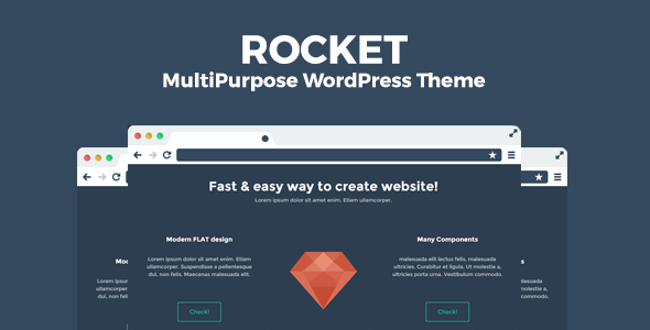 Rocket | Creative Multi-Purpose WordPress Theme