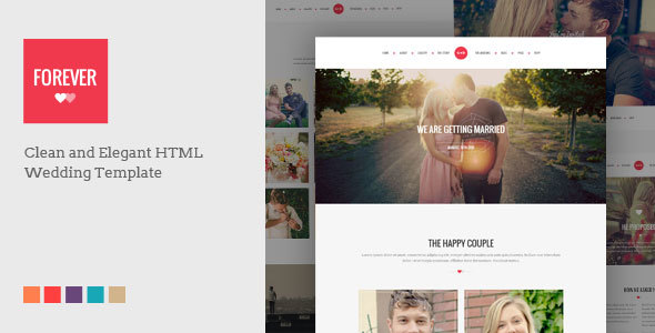 FOREVER - Responsive HTML Wedding Template