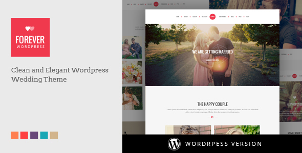 WP Forever - Responsive WordPress Wedding Theme