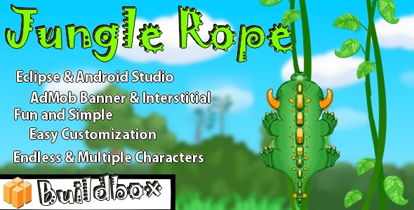 Jungle Rope - Android Buildbox & Eclipse Game Template