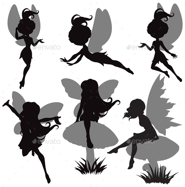 Fairy Silhouette Set