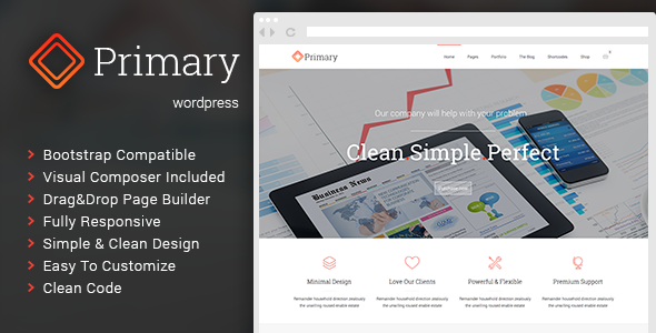 Primary - Business Wordpress Theme