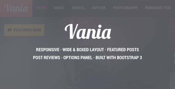 Vania - Responsive WordPress News Theme