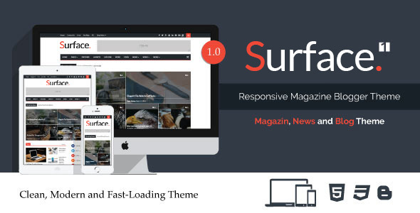 Surface - Responsive Magazine Blogger Theme