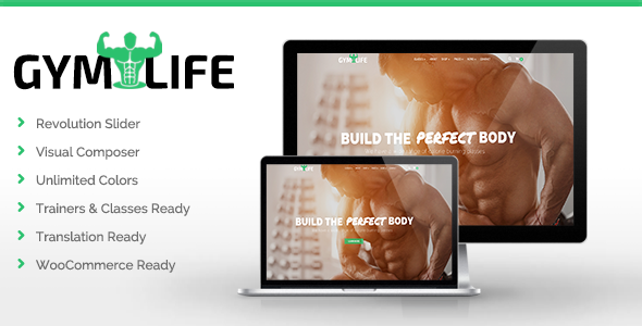 GymLife - Gym & Fitness WordPress Theme