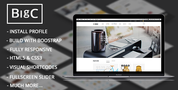 BigC Shop - Responsive Ecommerce Drupal Theme