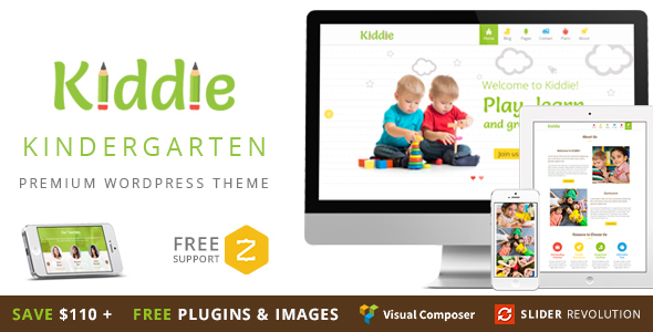 Kiddie - Kindergarten WordPress Theme