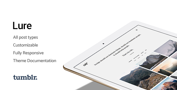 Lure - Responsive Theme for Photographers
