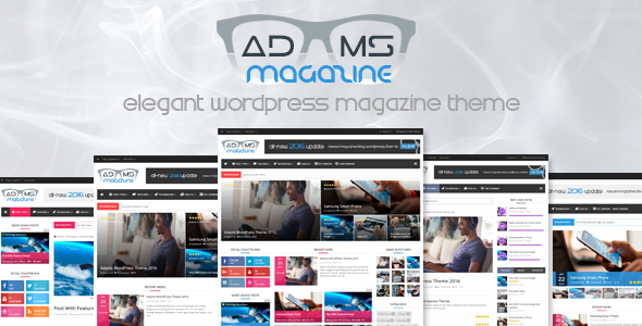 Adams - Responsive Retina WordPress News, Magazine, Blog