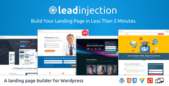 Leadinjection - Landing Page Theme